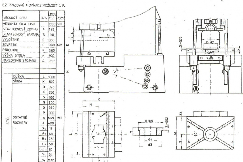 Technické parametre / LENX 100 - foto Technické parametre / LENX 100 - foto